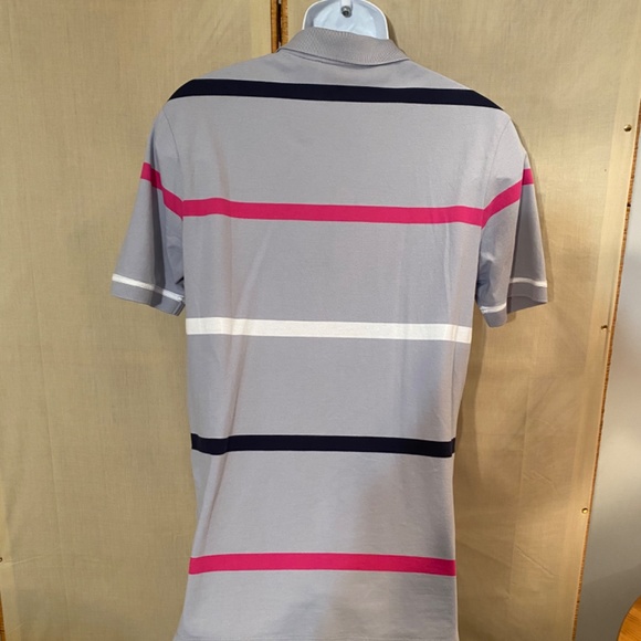 HUGO BOSS Mens Striped Polo Sz L - Picture 5 of 7